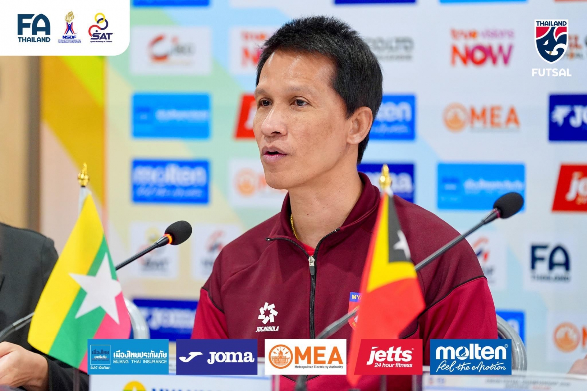 HLV Myanmar chia sẻ về áp lực trước trận gặp ĐT Việt Nam