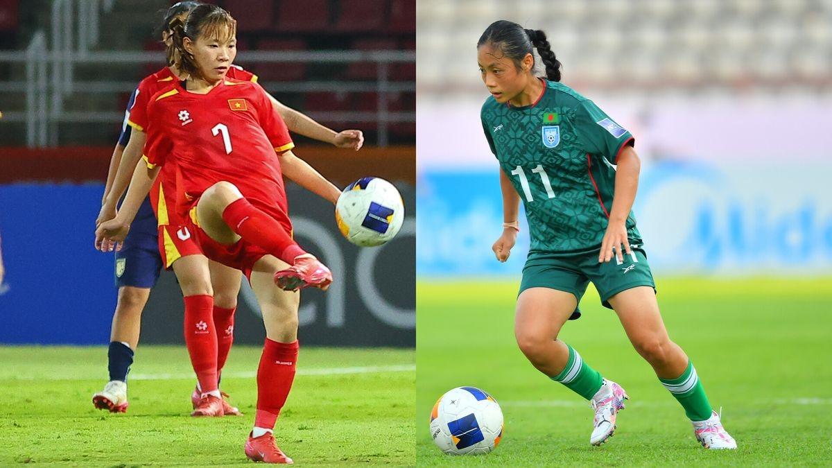 Trực tiếp U20 nữ Việt Nam vs U20 nữ Bangladesh: Đội hình và hy vọng tứ kết
